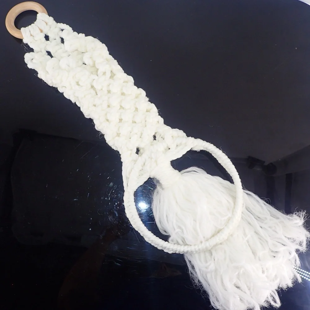 Macrame Wall Hanging Tapestry Boho Chic Bohemian Knotted Home Art Decor 22